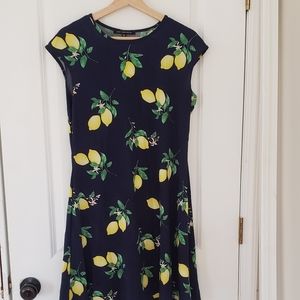 Navy Lemon Dress